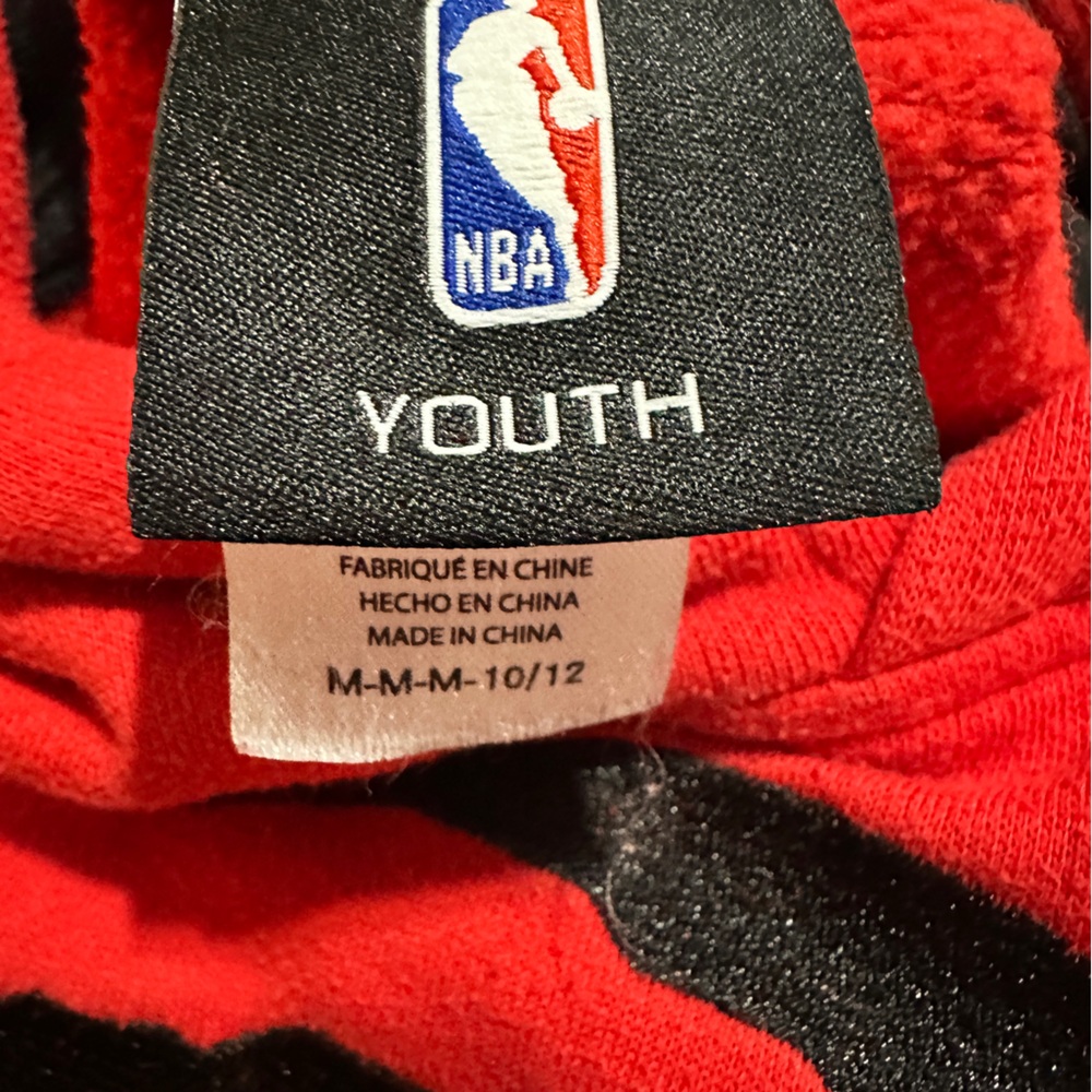 🏀 Toronto Raptors NBA Youth Hoodie - Red